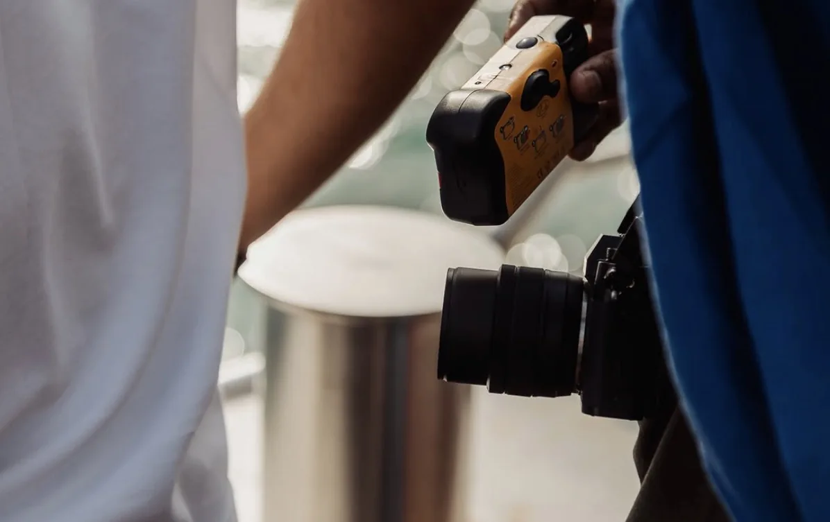 Two cameras side by side